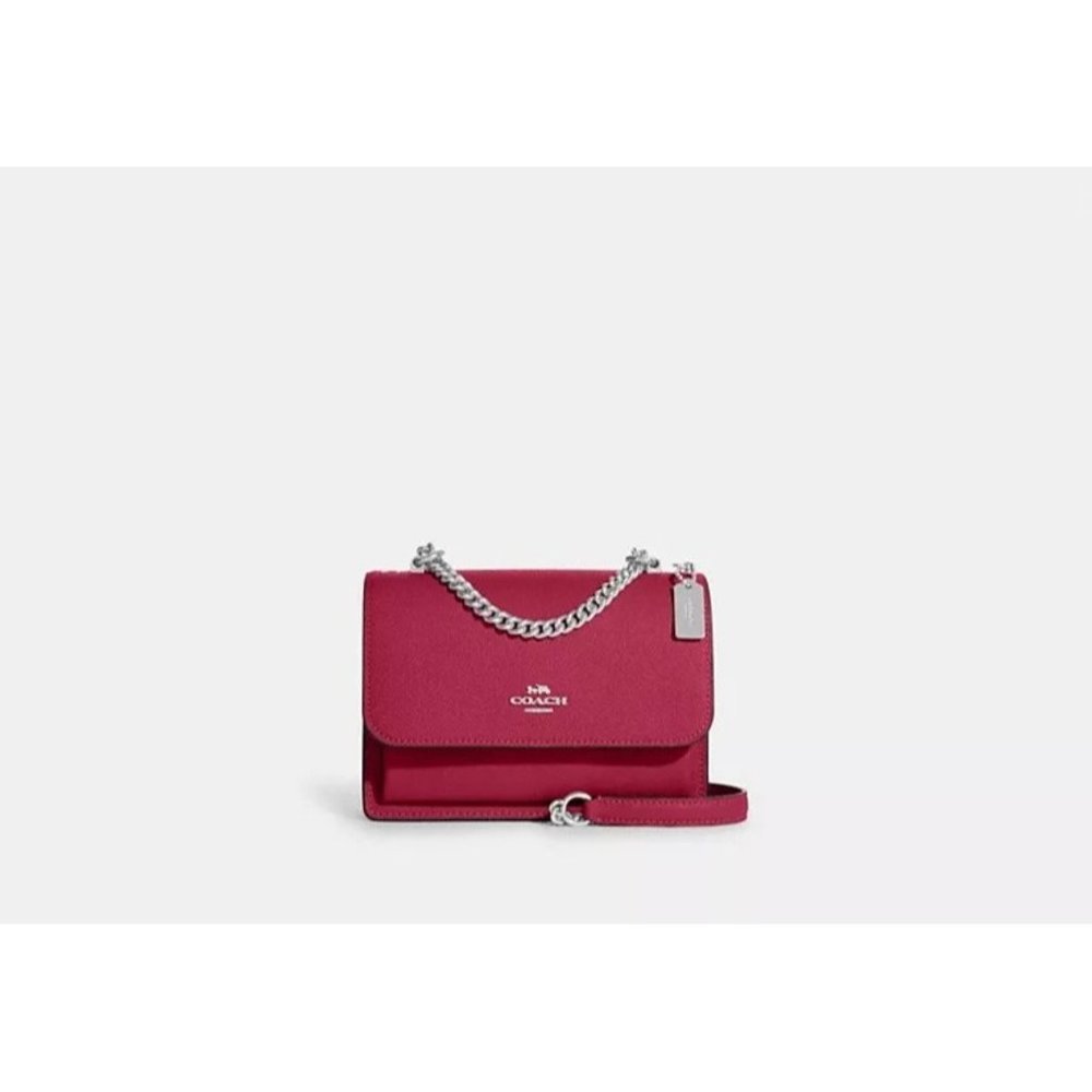 Coach Silver/Bright Violet C9949 Mini Klare Crossbody Leather